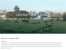 Tablet Screenshot of laughtonlodge.org